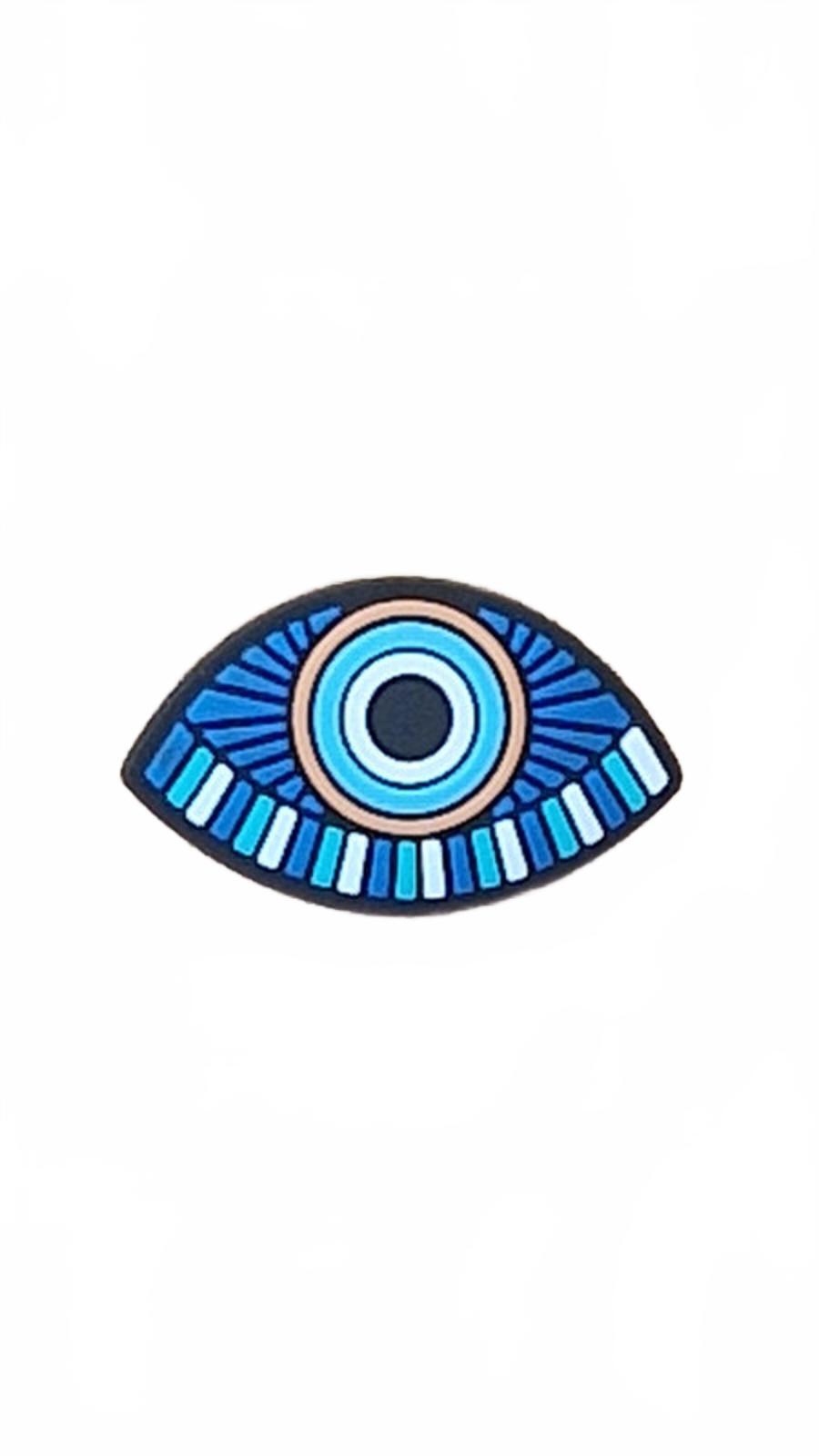 Turkish Evil Eye with Eye Lashes Protective Shoe Charm