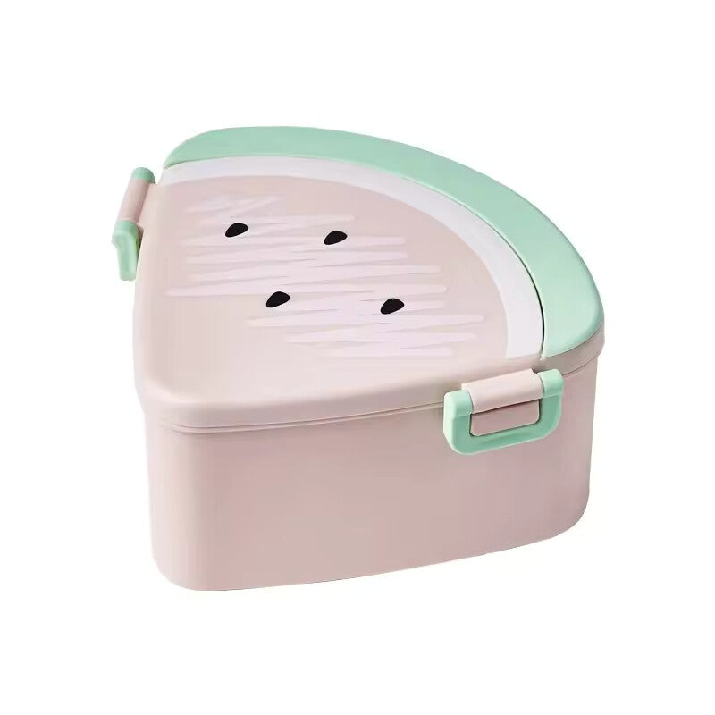 Kawaii Strawberry Bento Box – Cute Pastel Pink & Mint Lunch Box