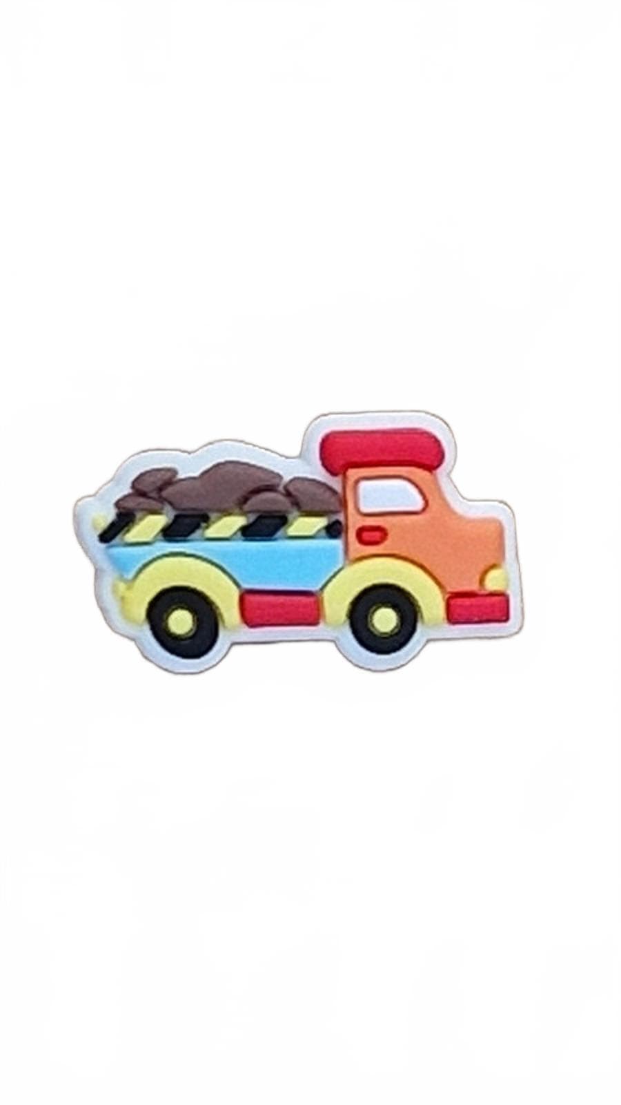 Cute cartoon baby dump truck shoe charm