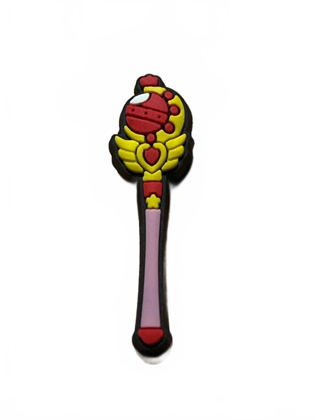 Fairy wand talisman shoe charm
