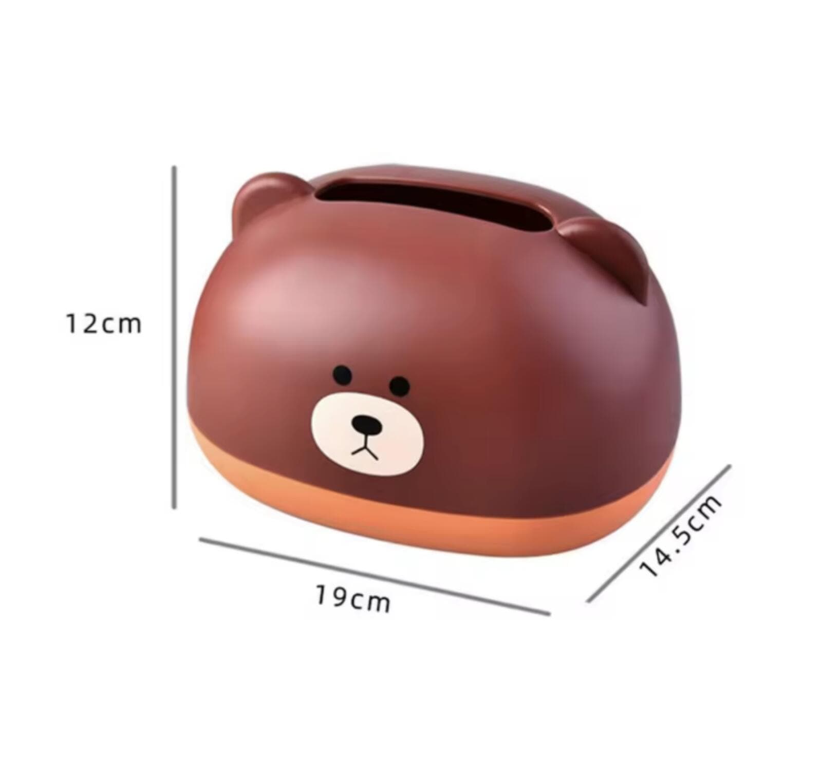 Bear-shaped tissue box