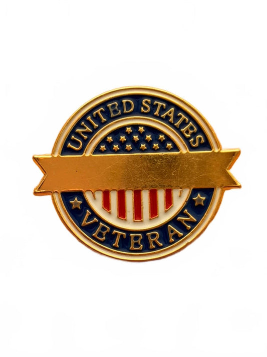 United States Veteran Decorative Enamel Pin 