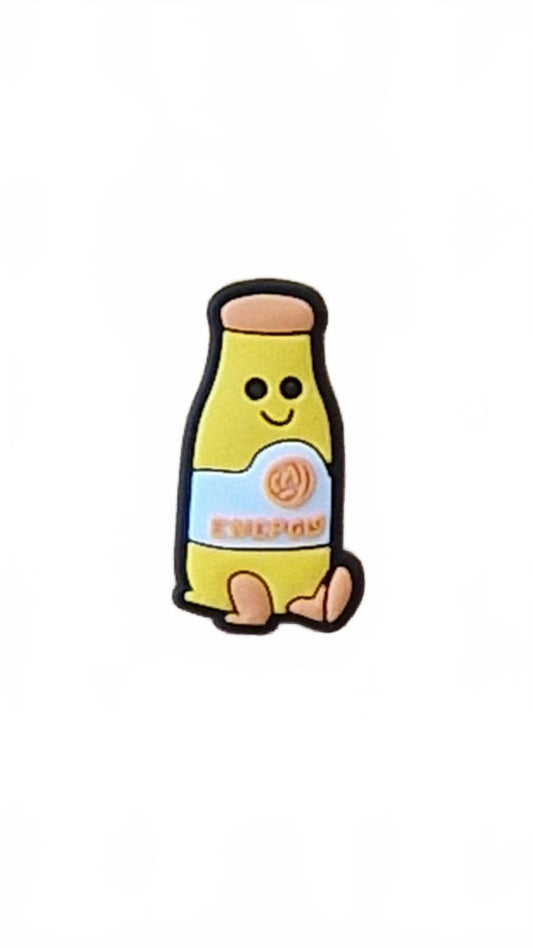 Cute lemon bottle shoe charm
