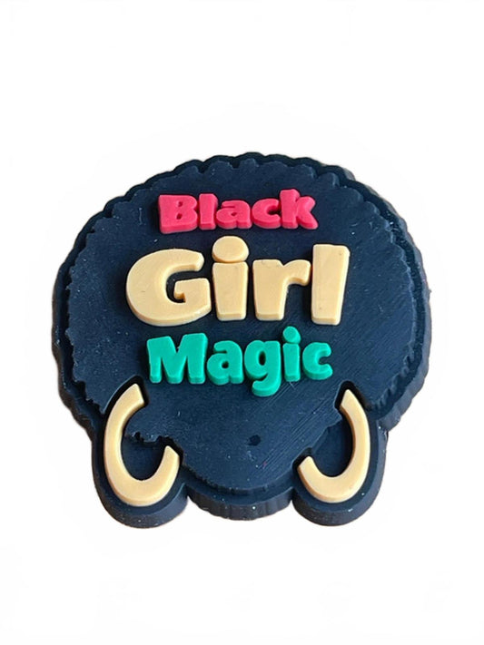 Black girl magic fashion shoe charm