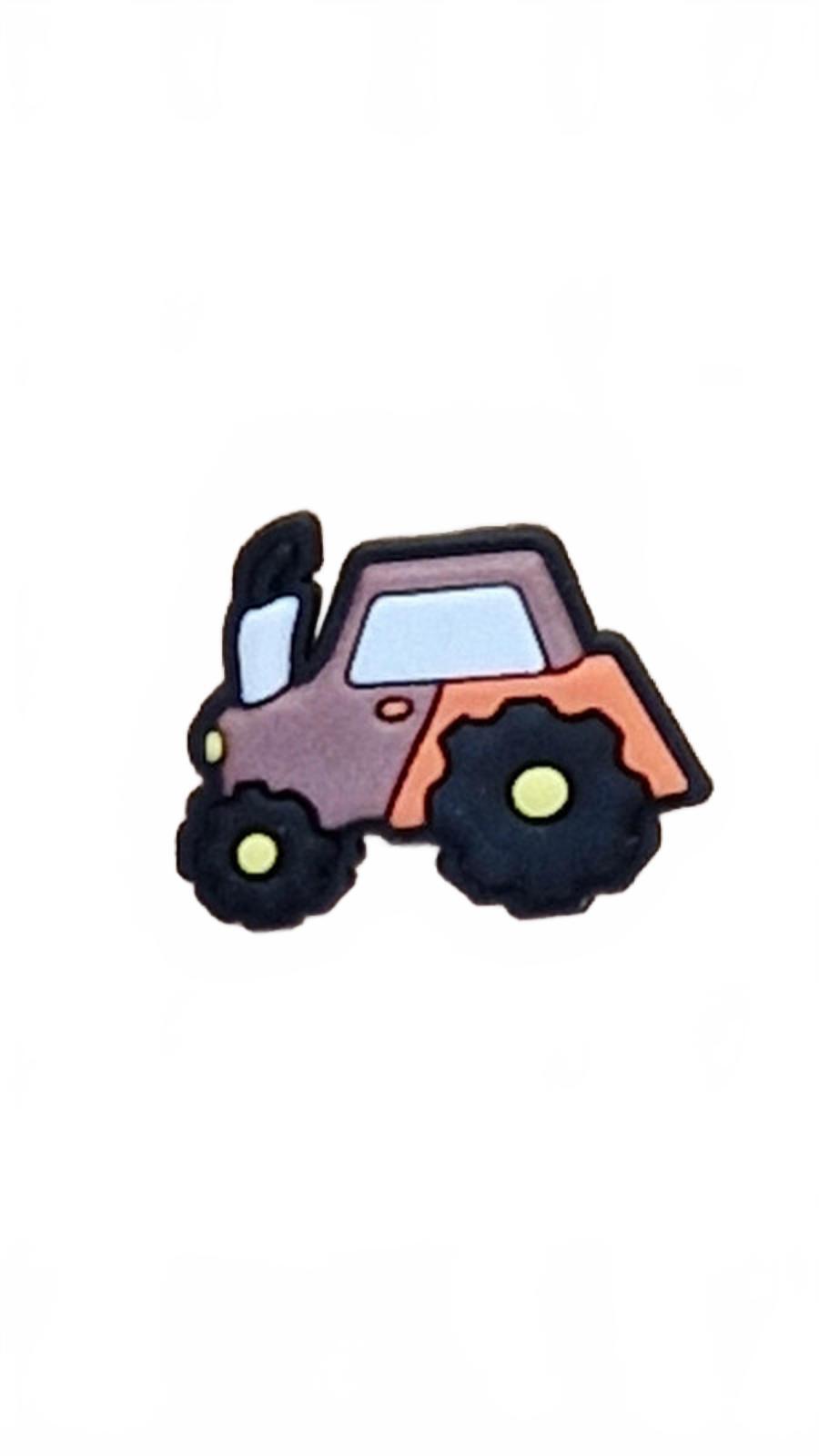 Cute baby style brown and orange shoe charm