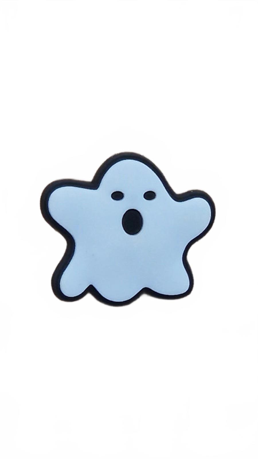 Cartoon ghost boo Halloween shoe charm