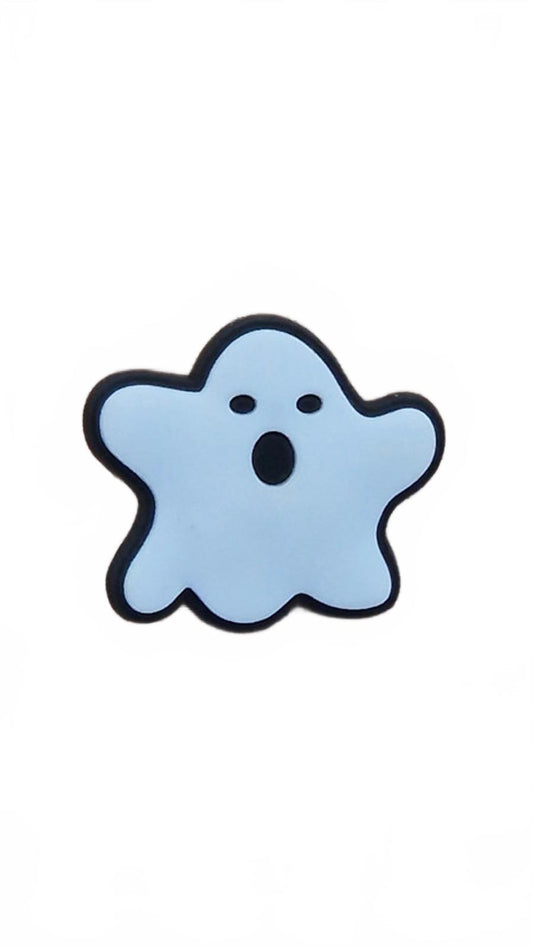 Cartoon ghost boo Halloween shoe charm