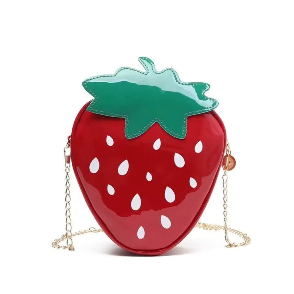 Kawaii Strawberry Crossbody Bag – Cute Fruit Shoulder Bag