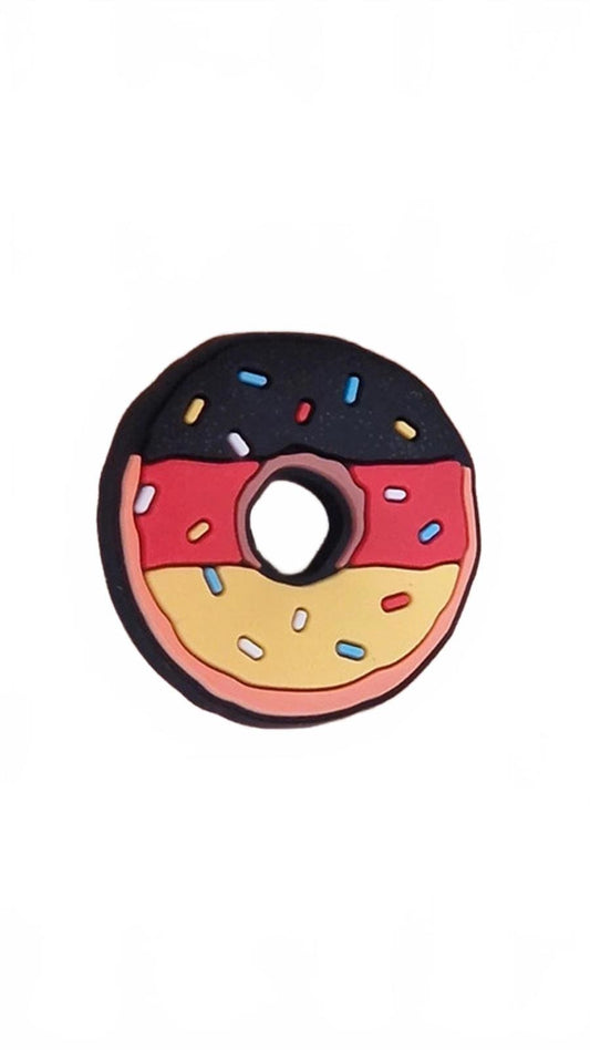 German national flag donut shaped shoe charm
