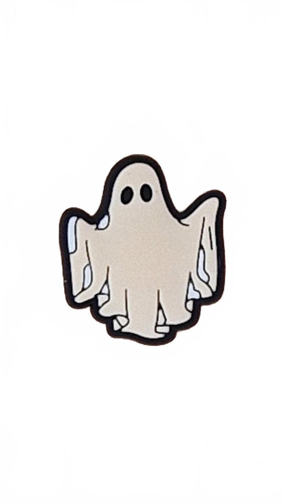 Ghost charm Halloween shoe charm