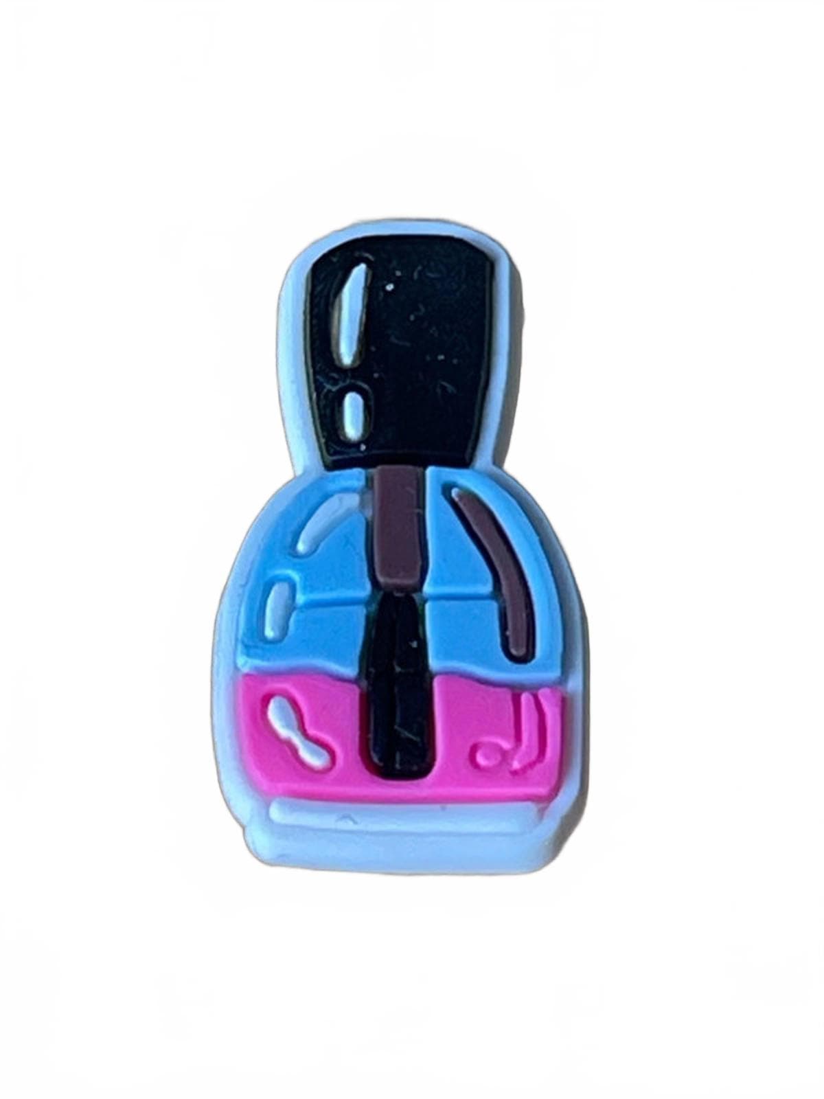 Bottle of pink nail polish shoe charm