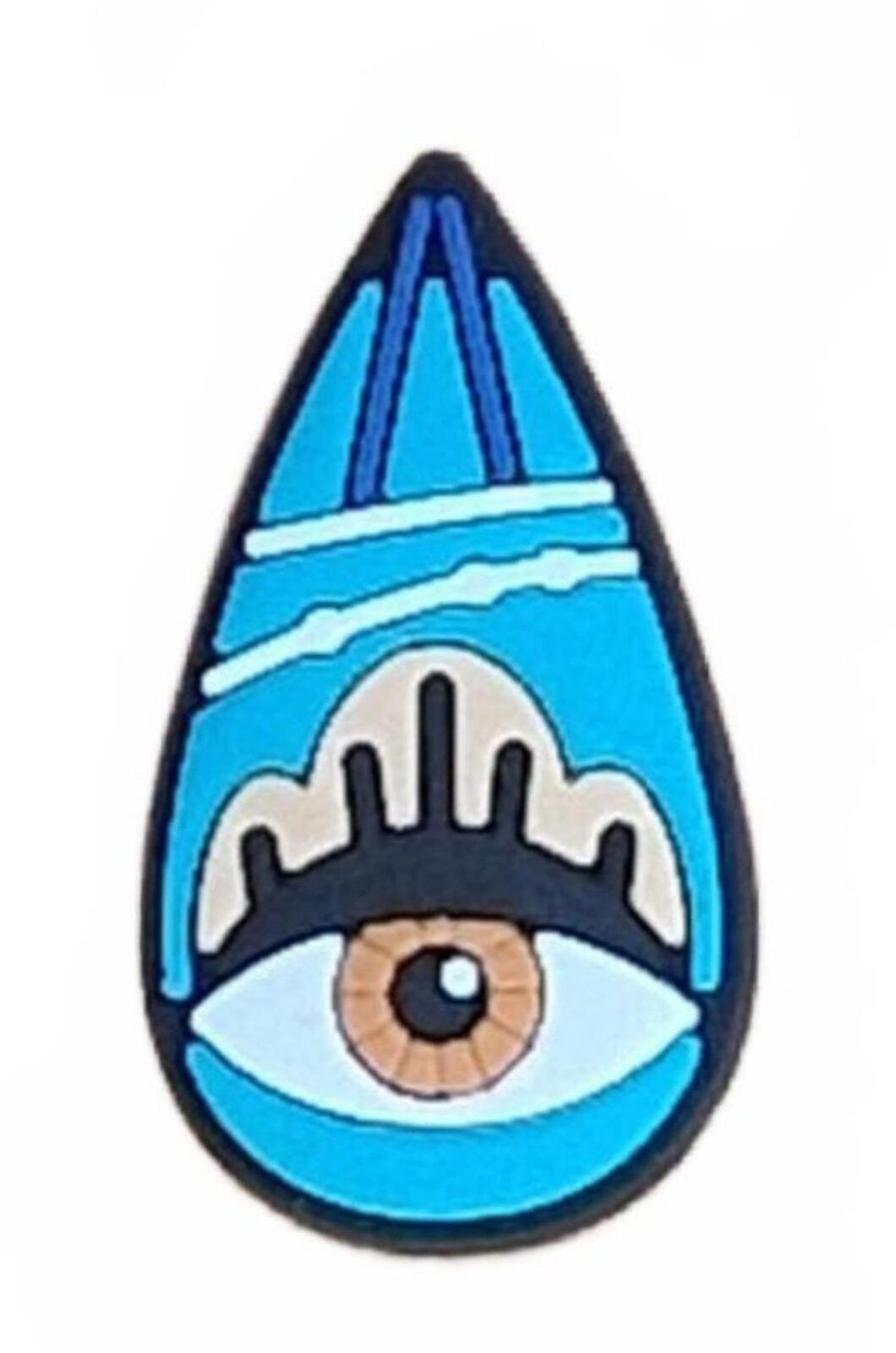 Turkish Evil Eye Tear Drop Protective Shoe Charm