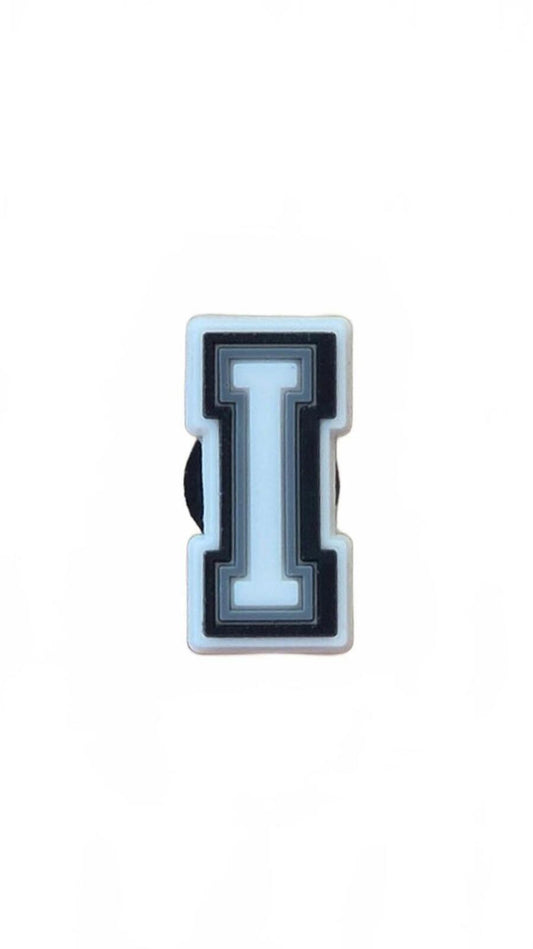 Letter I Shoe Charm