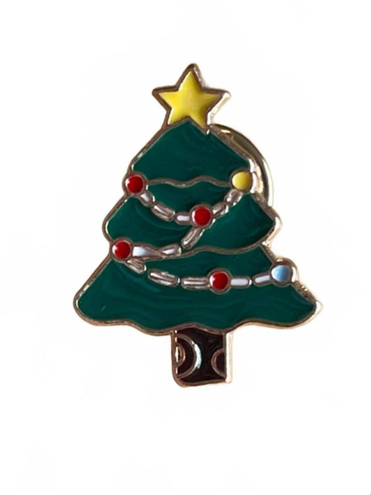 Christmas Tree Metal Enamel Pin