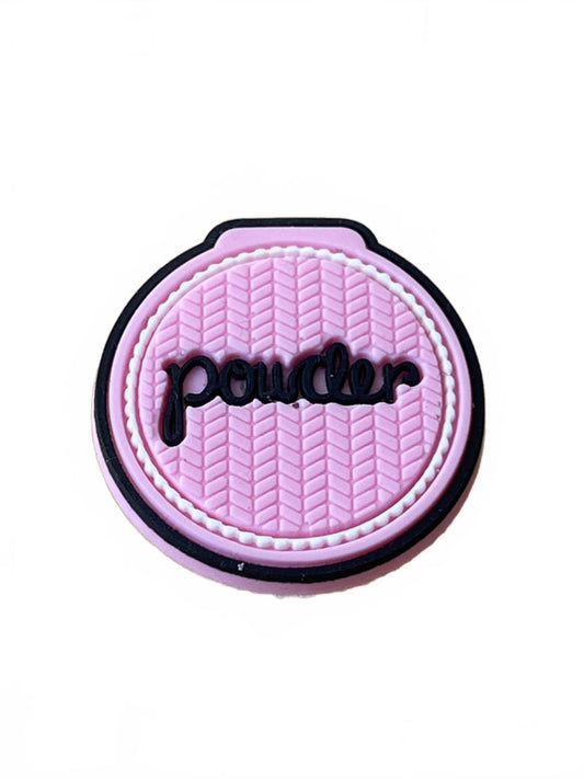 Cute girly pink powder case fashion shoe charm