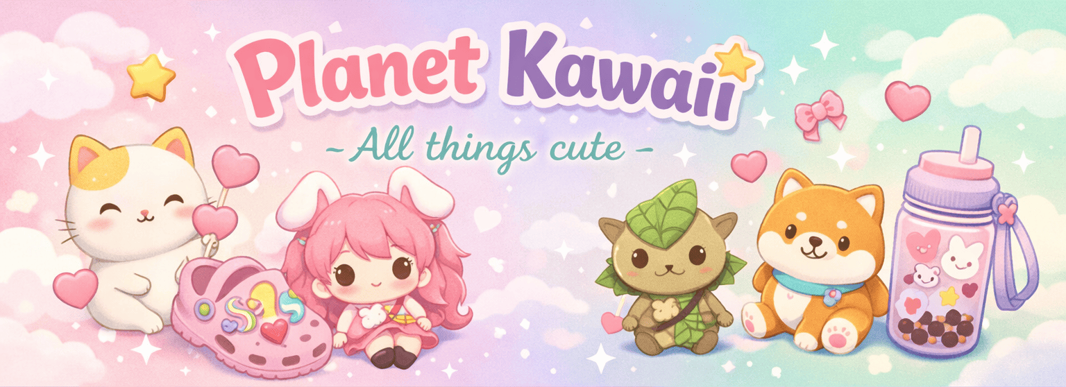 Cute Planet Kawaii Banner Logo