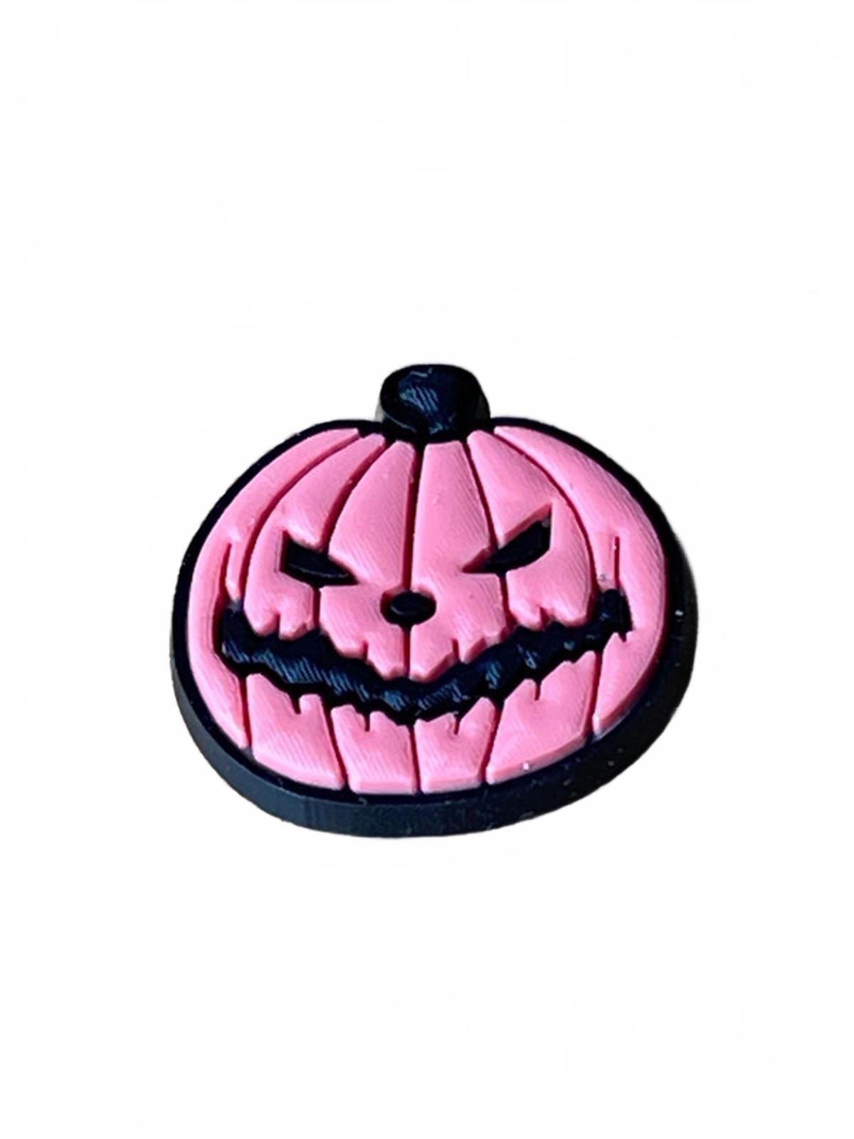 Jack-o-lantern Halloween shoe charm