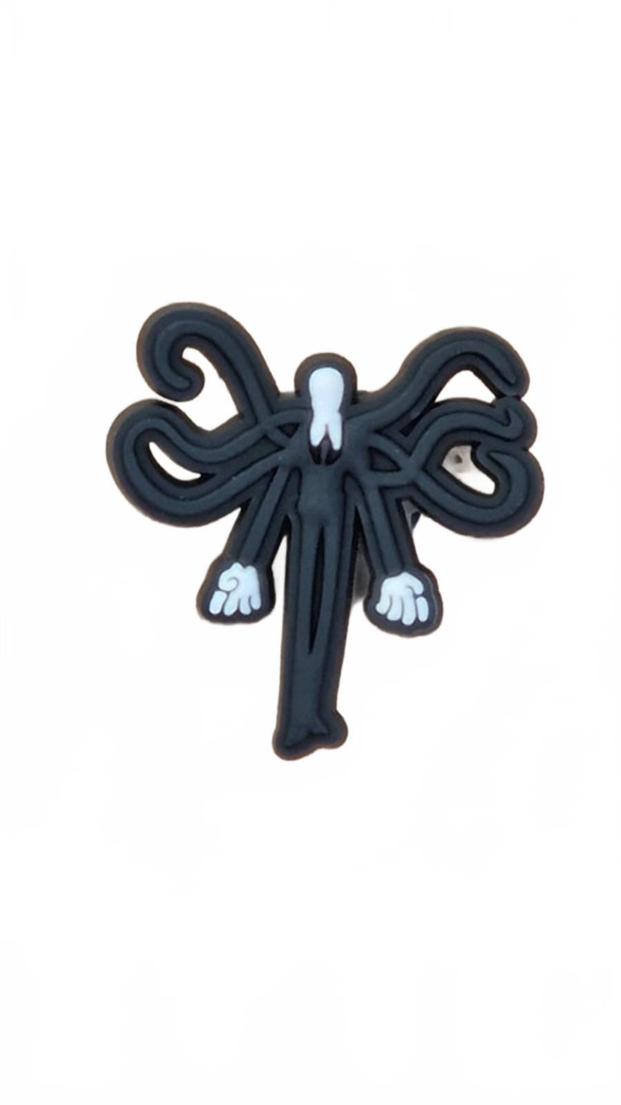 Slender man Halloween shoe charm