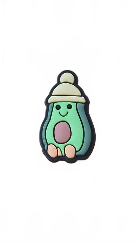 Cute avocado shoe charm