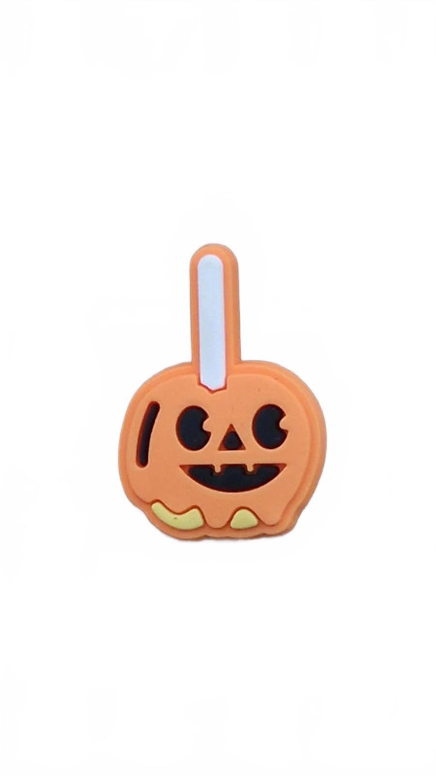Cute pumpkin sticky toffee Halloween shoe charm