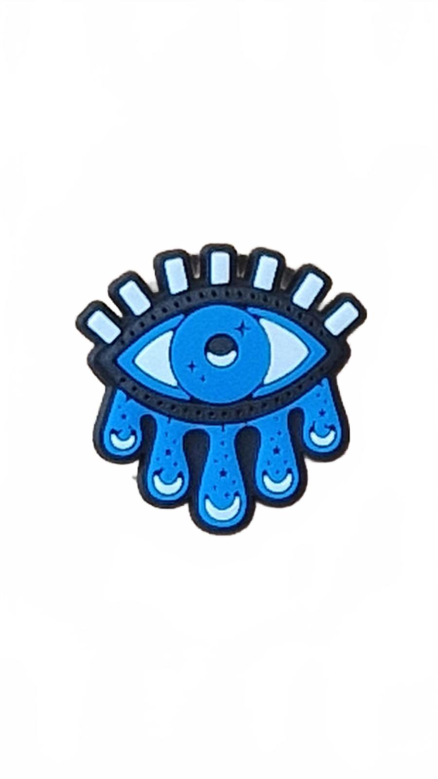 Turkish evil eye with tear drop shoe charm