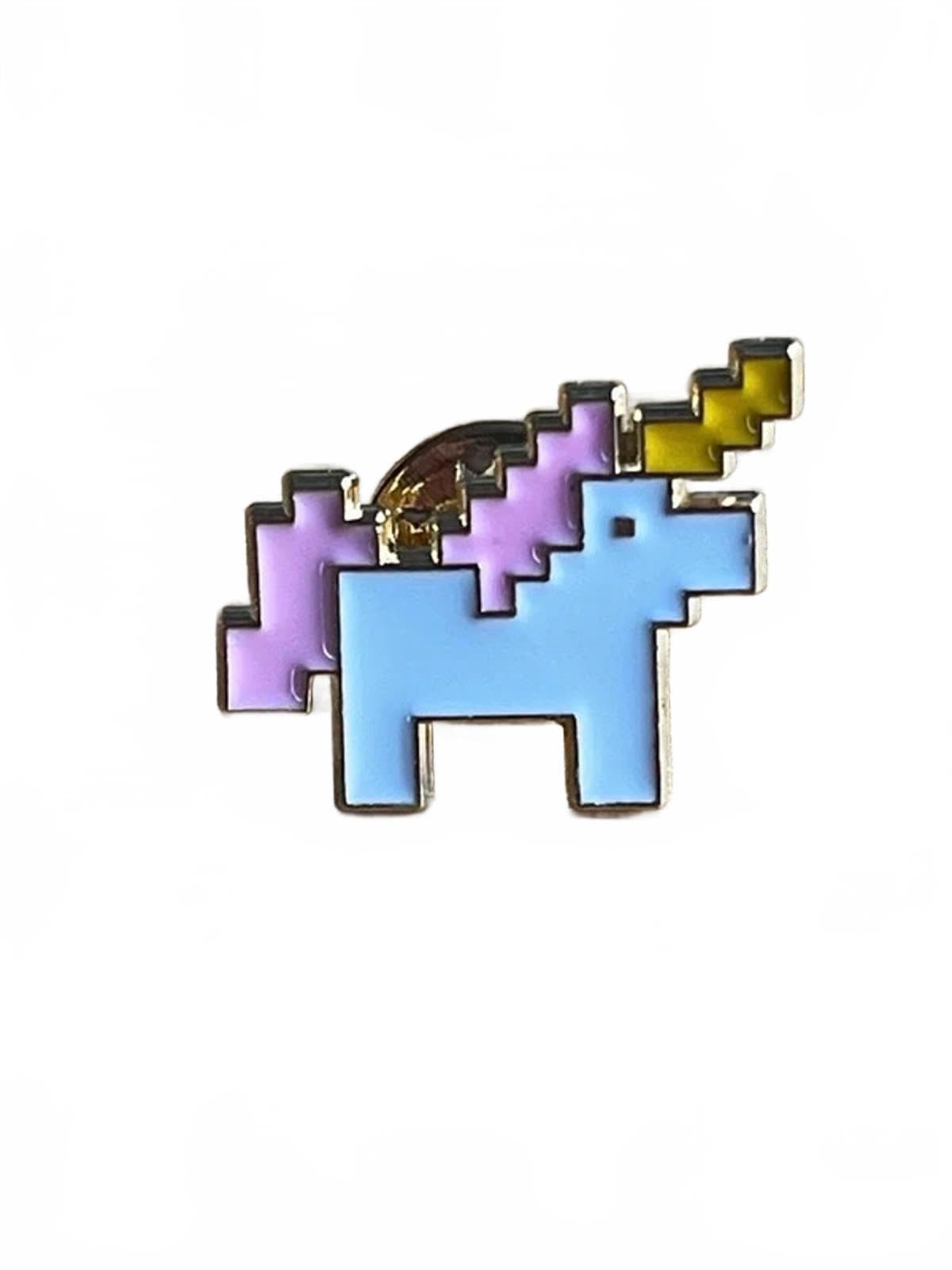 Rainbow unicorn enamel pin